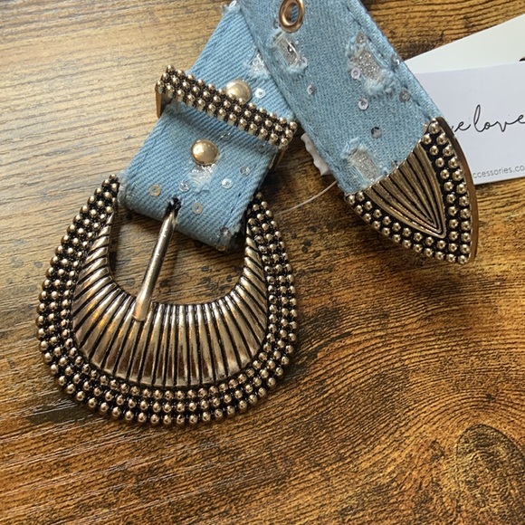 NWT DENIM ‘TRUE LOVE’ BELT!! - Picture 5 of 7